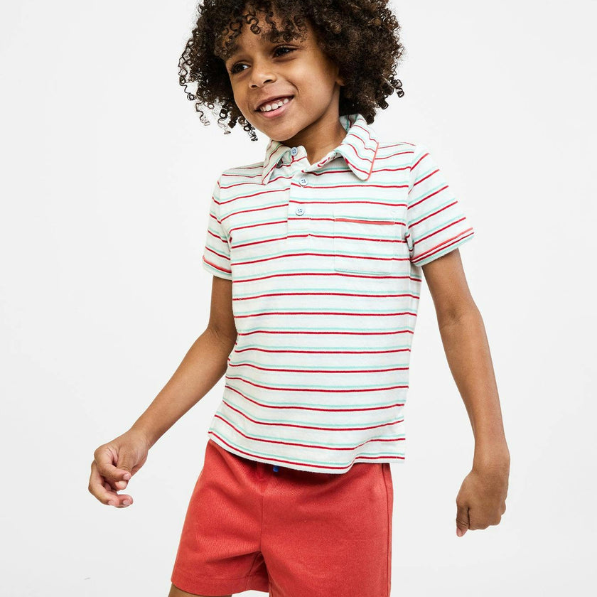 Marco Polo, Turquoise Triple Stripe