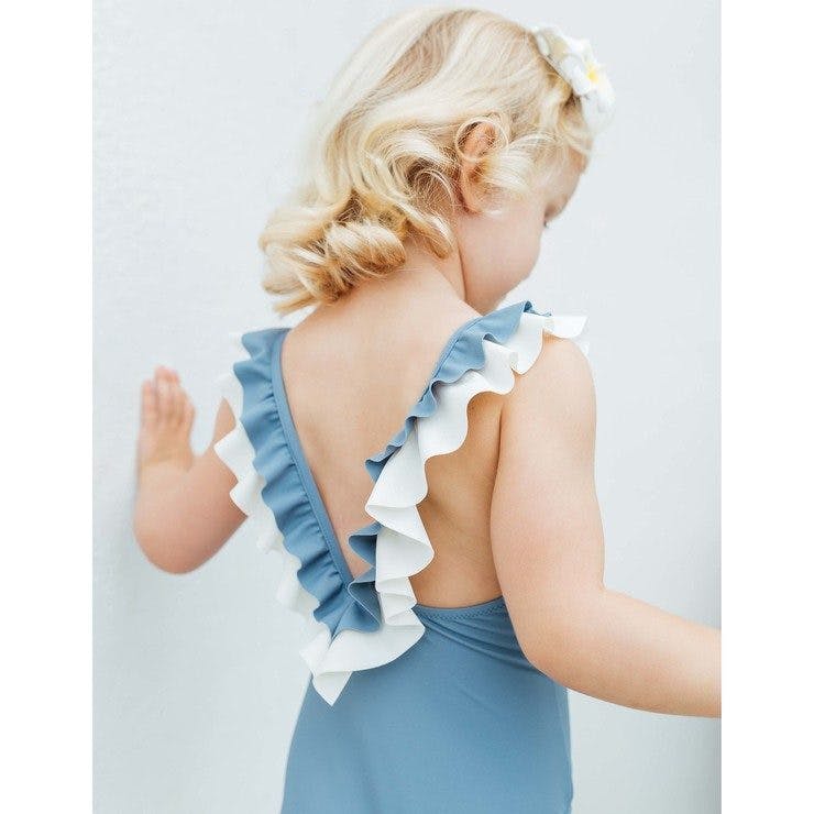 Penelope one piece - Dusty blue