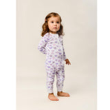 Mini Woof Squad Lilac Zip-up Bodysuit