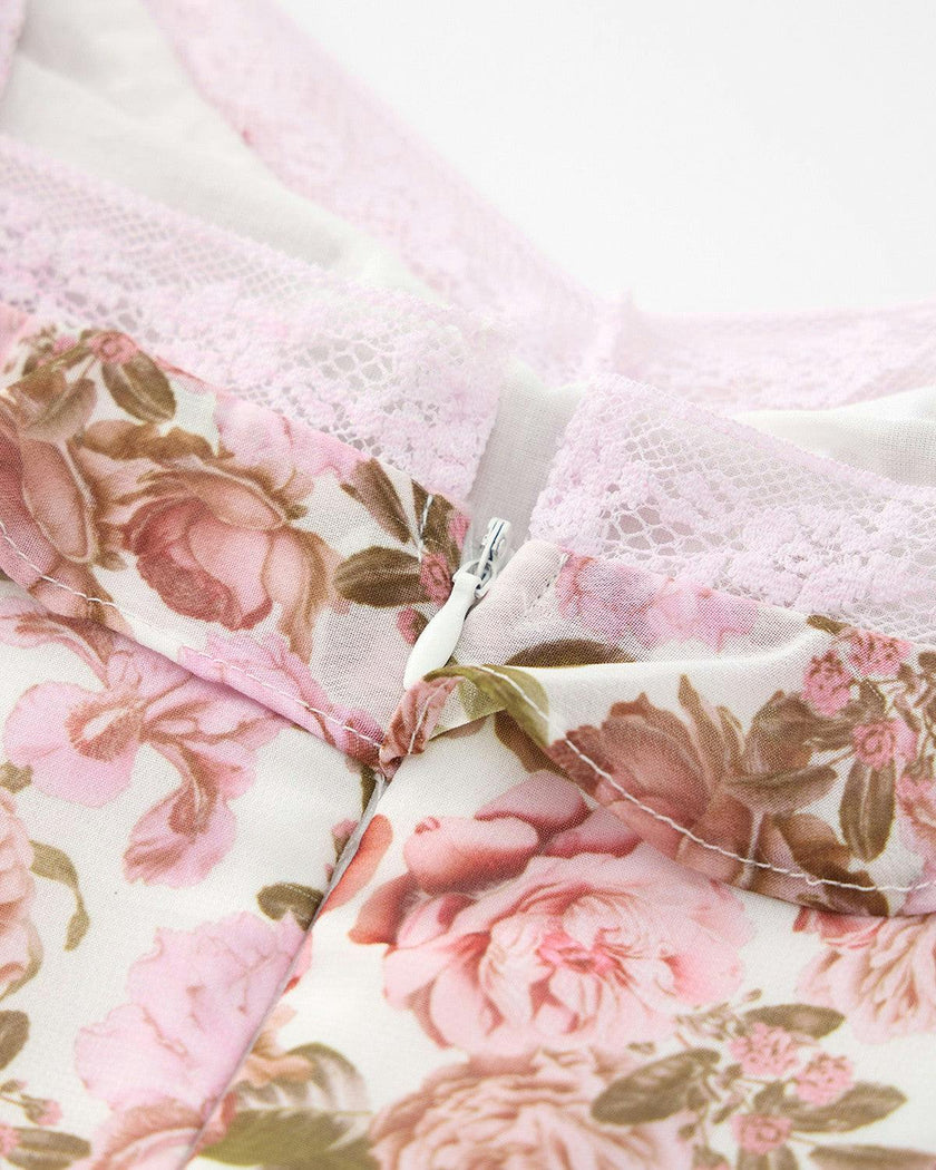 Camellia Frill Mini Dress