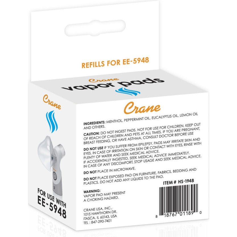 Vapor Pads for EE-5948 Inhaler