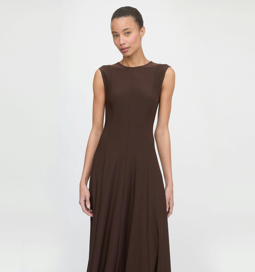 The Mila Dress - Chocolate Jersey
