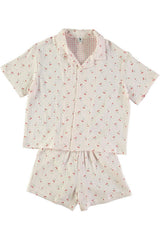Pyjama fille Rieur - Imprimé cerise