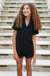 Organic Cotton Waffle Short
