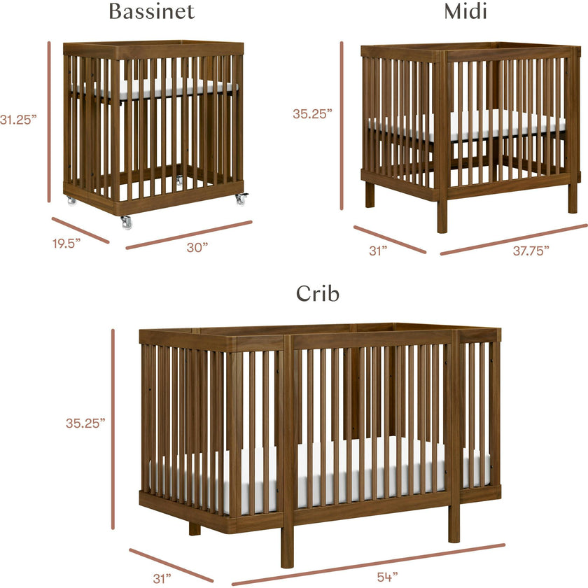 Pogo 8-In-1 Convertible Crib With All-Stages Conversion Kits