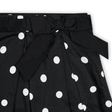 Organic Pleated Party Skirt with Bow