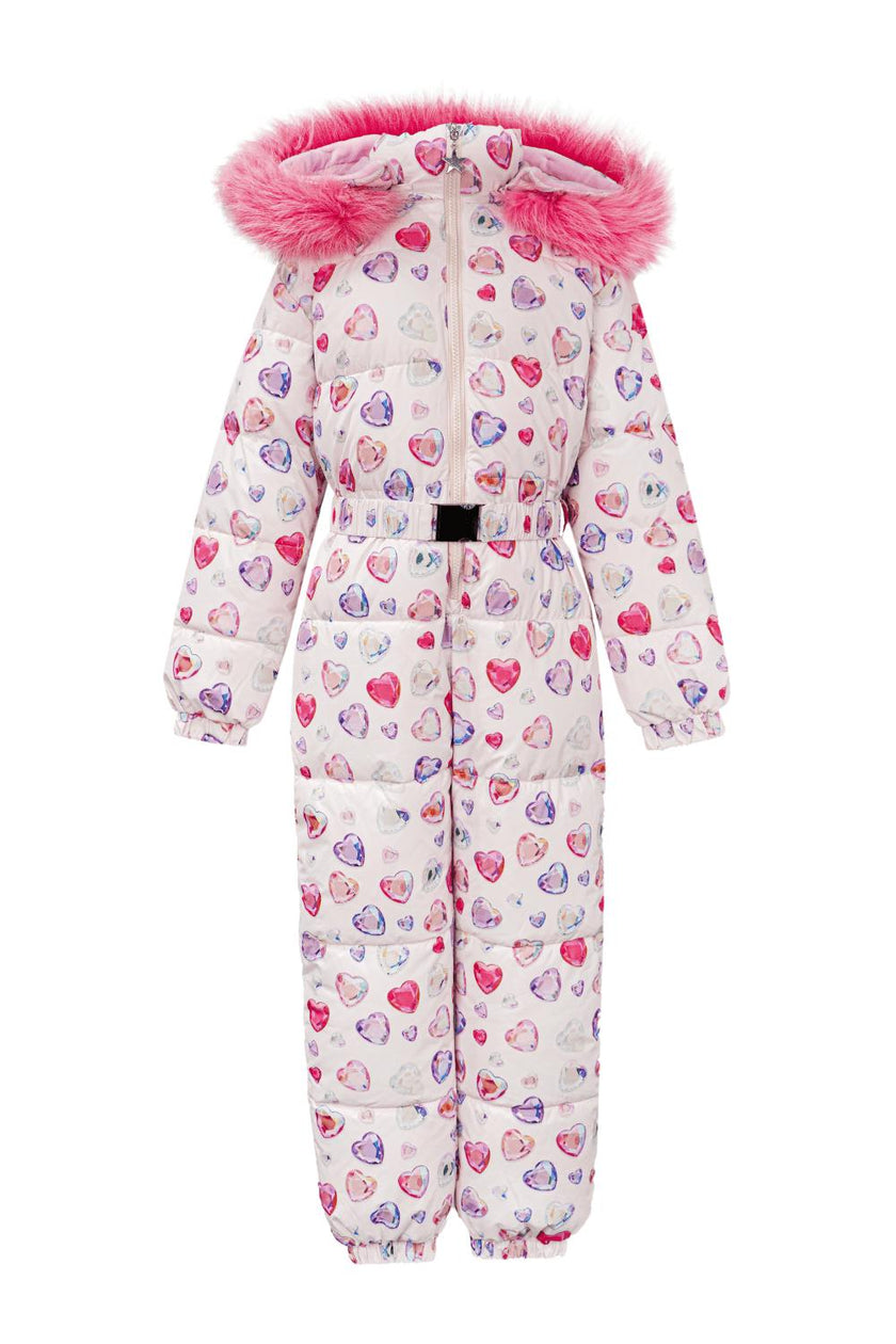 Diamond Hearts Snowsuit