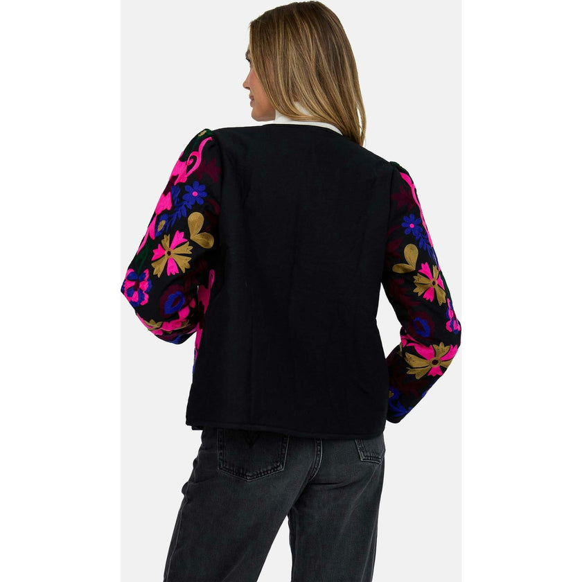 Halen Quilted Embroidered Jacket