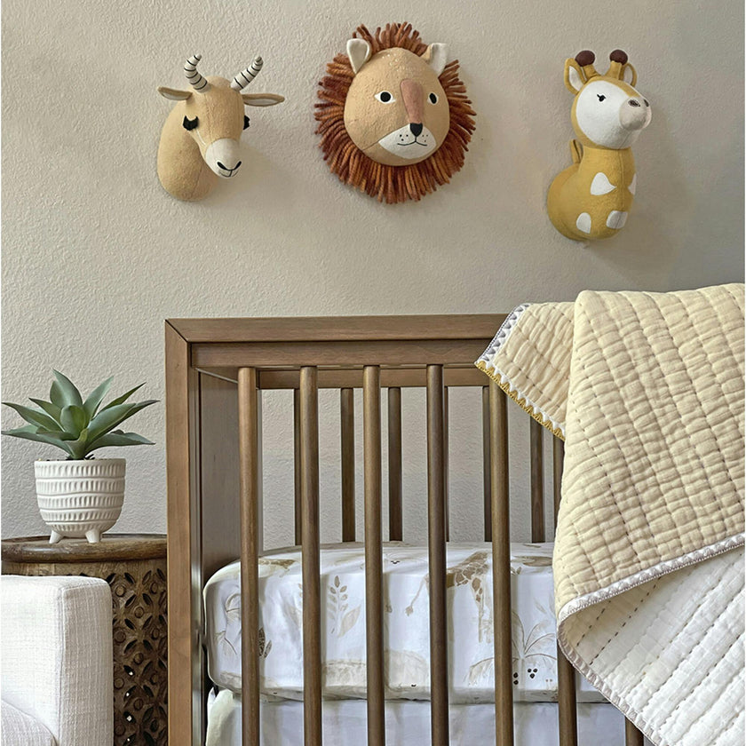 Plush Head Wall Décor