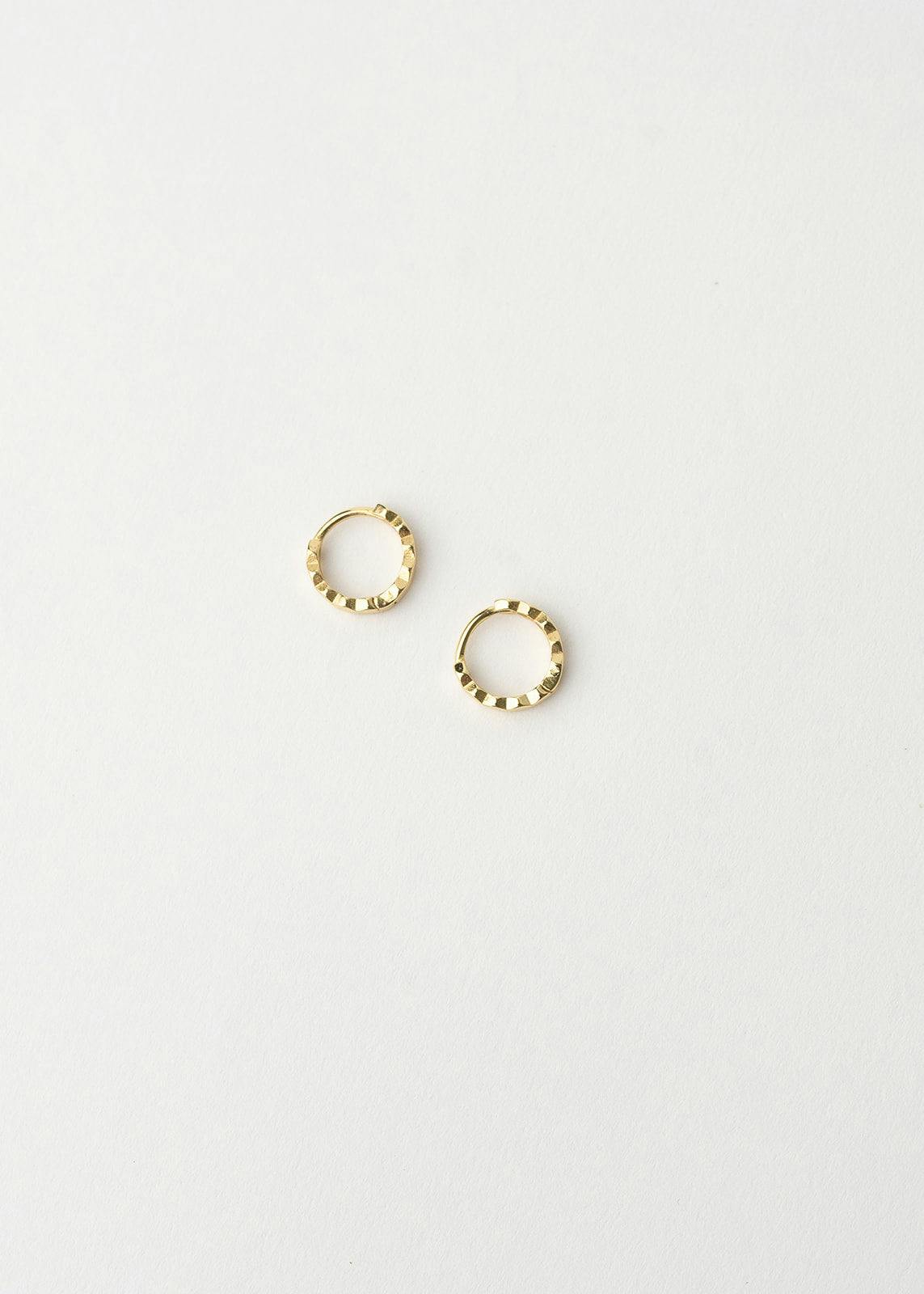 Wavy Gold Hoops