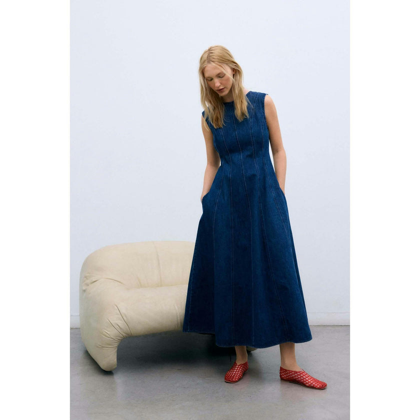 TNS Denim Woman Dress Indigo Denim