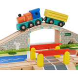 Preschool Play Lab Kids 85-pc. Wooden Train Table Play Set