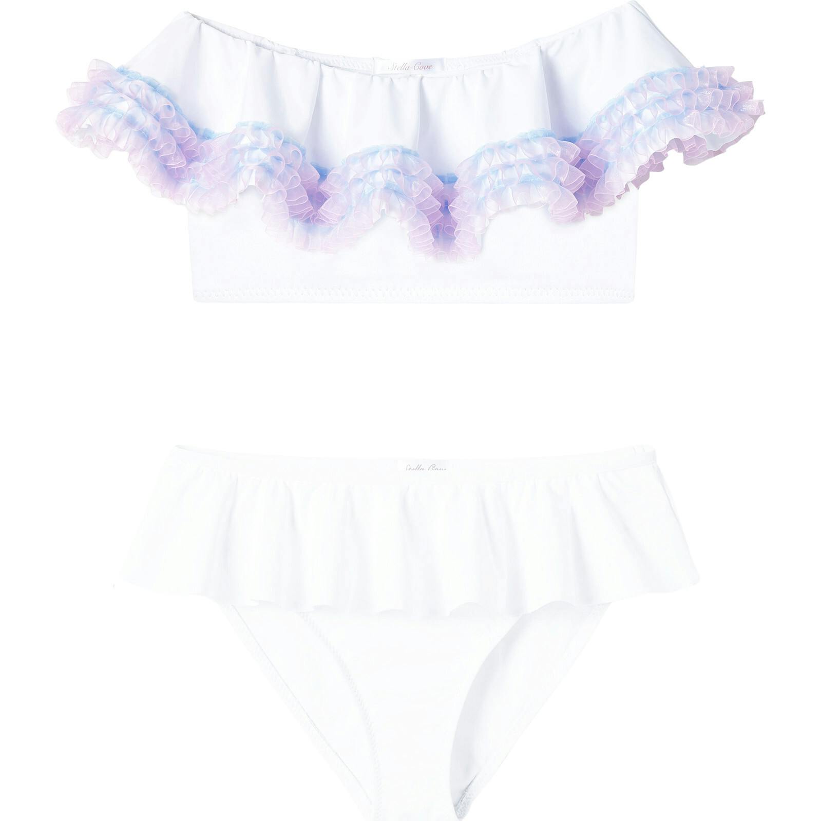 Anemone Frilled Shoulder Line Bikini