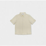 Batiste Boy Shirt Short Sleeves, Yellow Shrink
