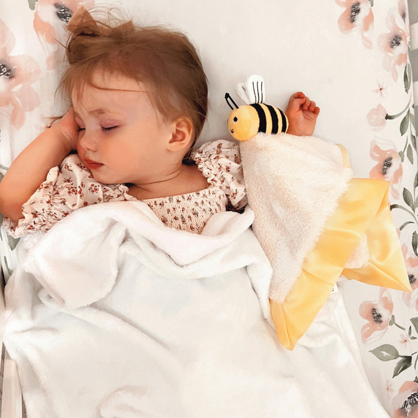 Little Bee Lovey Blanket