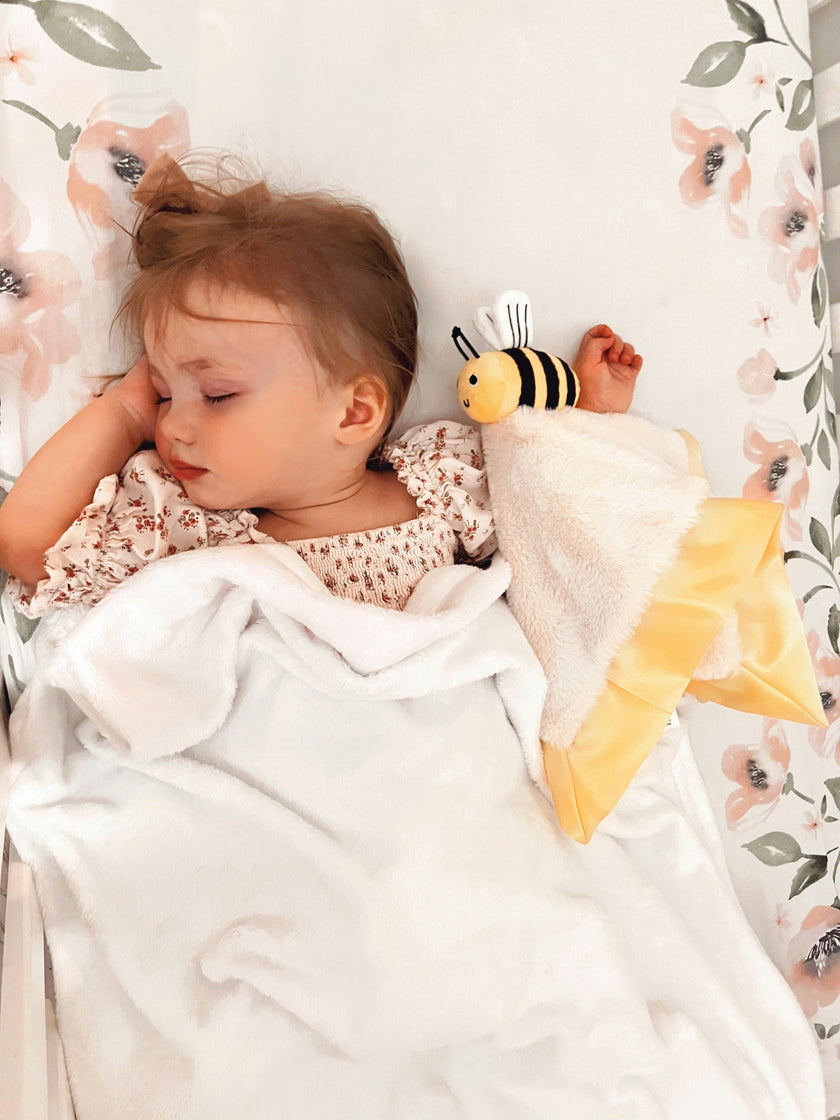 Little Bee Lovey Blanket