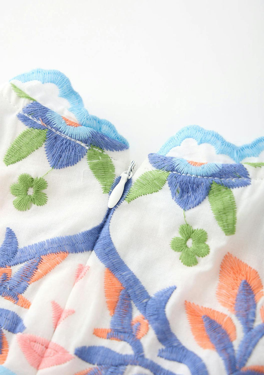 Sarah Embroidered Mini Dress (Baby)