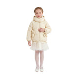 Yellow Bow Puffer Jacket