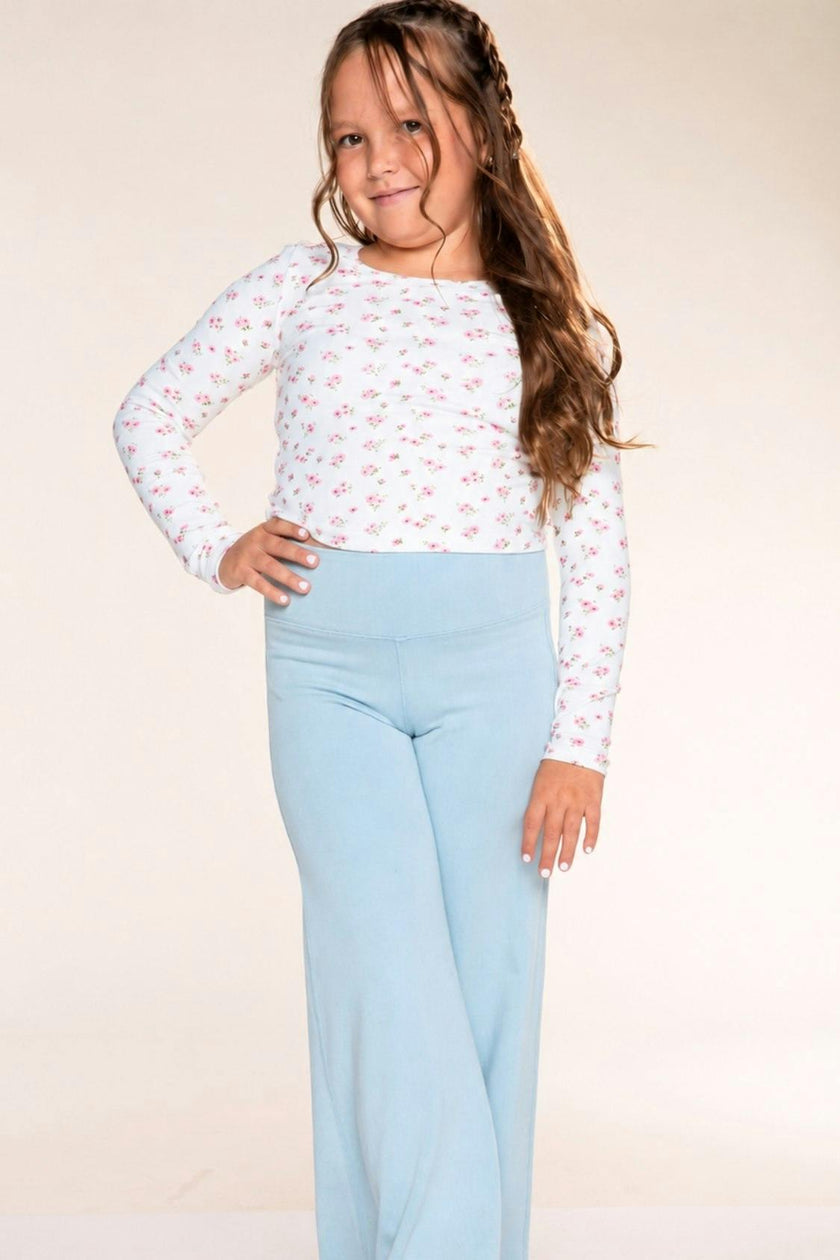 Ultra-Soft Ribbed Long Sleeve Fitted Tee
