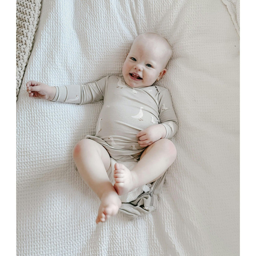 2-in-1 Romper And Footie 2-in-1 Romper And Footie Convertible Pajama, Prints
