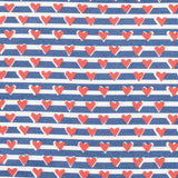 Sailor Hearts Two Piece Kids Henley Pajamas