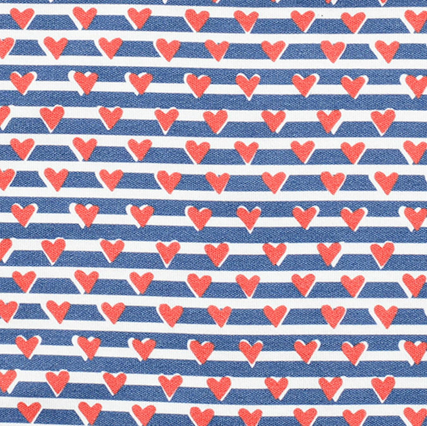 Sailor Hearts Two Piece Kids Henley Pajamas