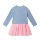 Twofer Sweatshirt  Dress | Teddy bear
