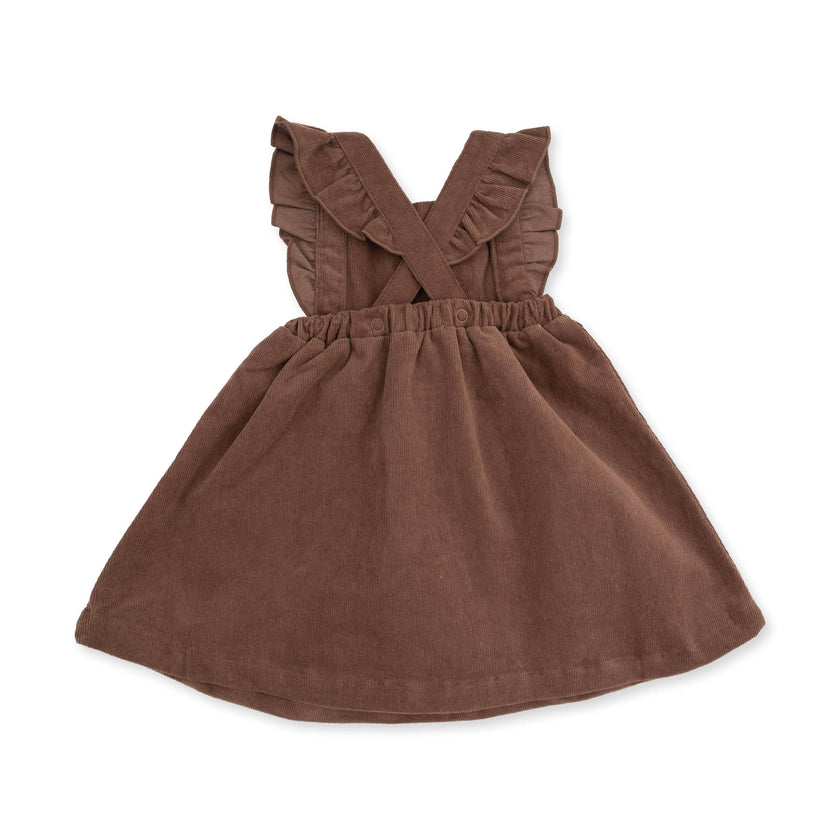 Hazel Floral - Pinafore Dress and Long Sleeve Bodysuit Set