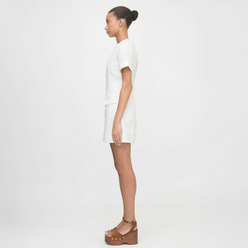 The Renata Dress - Ivory Eyelet