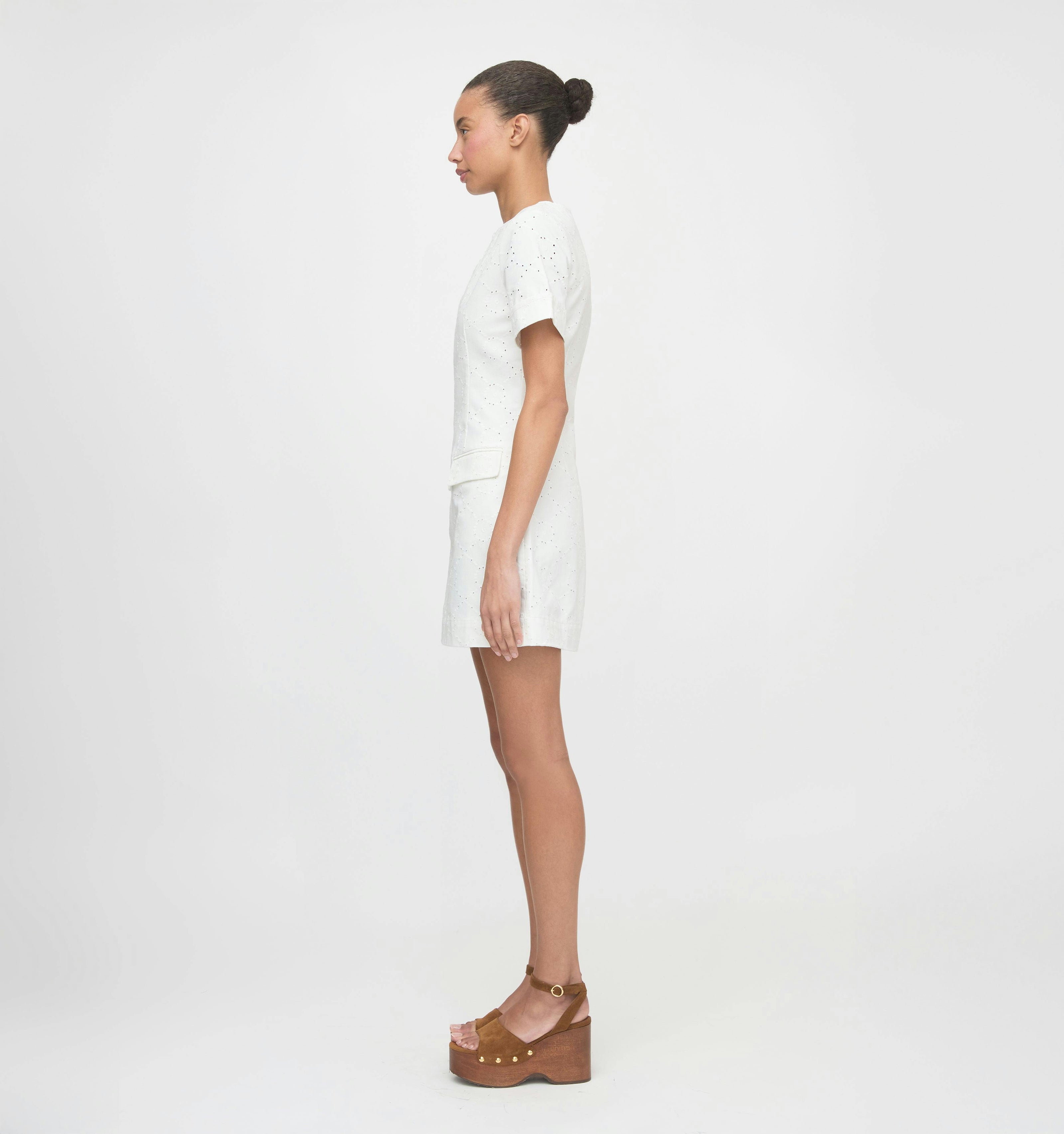 The Renata Dress - Ivory Eyelet