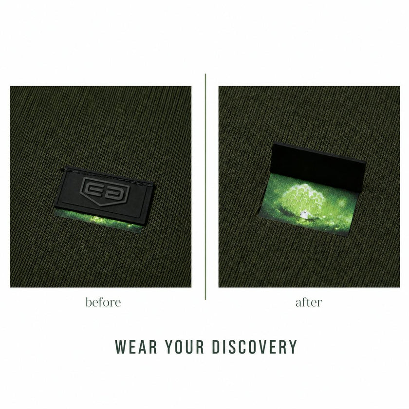 Leaf Sheep Gift Box with Green Peek-and-Discover Kids Tee, Book, and Activities