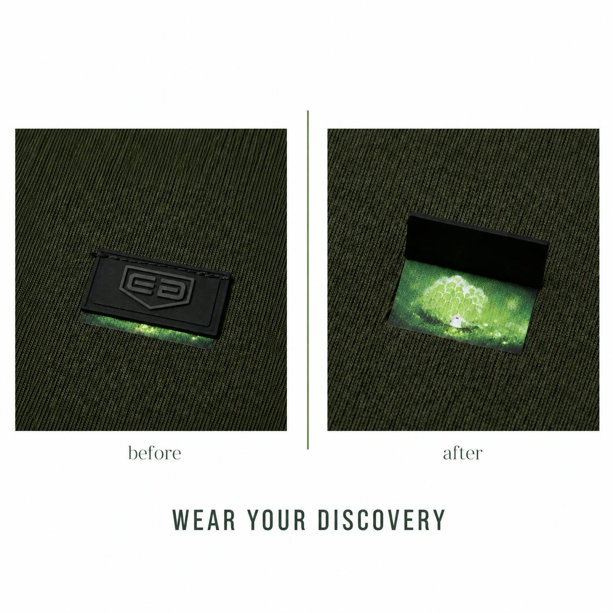 Leaf Sheep Gift Box with Green Peek-and-Discover Kids Tee, Book, and Activities
