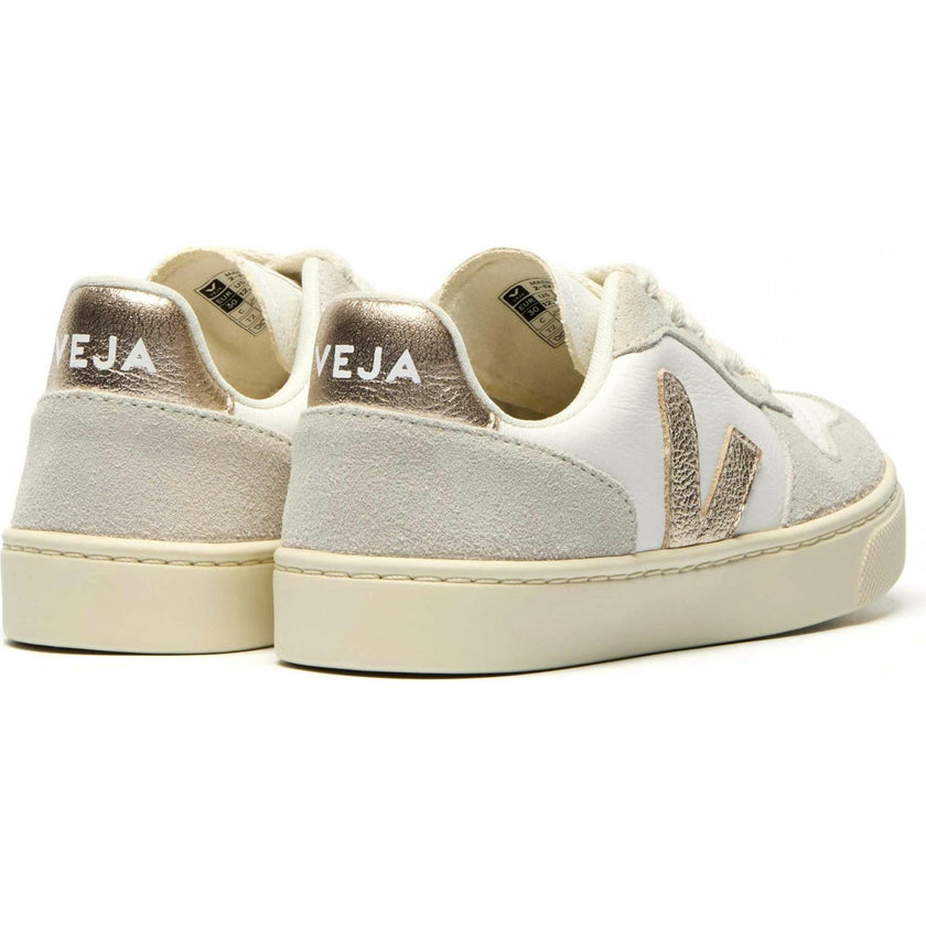 VEJA Small V-10 Laces - Platinum