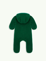 children's merino wool overall - forest green