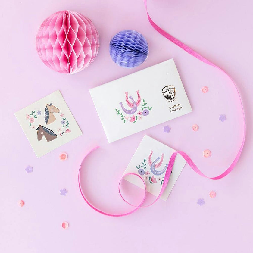 Pastel Cowgirl Temporary Tattoos