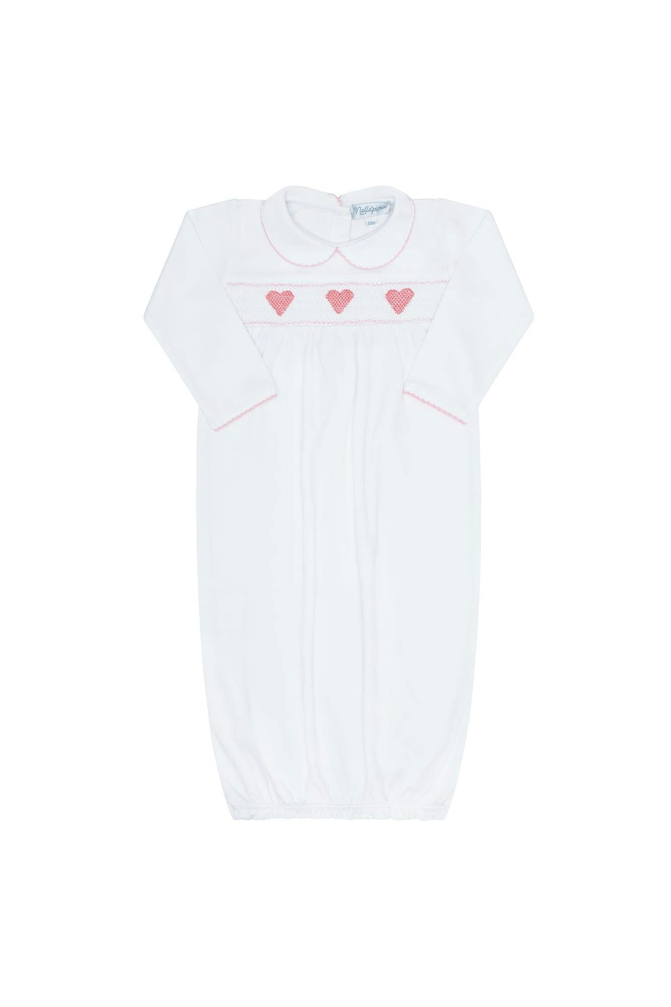 Heart Smocked Gown