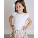 Floral Ruffle Skort Set