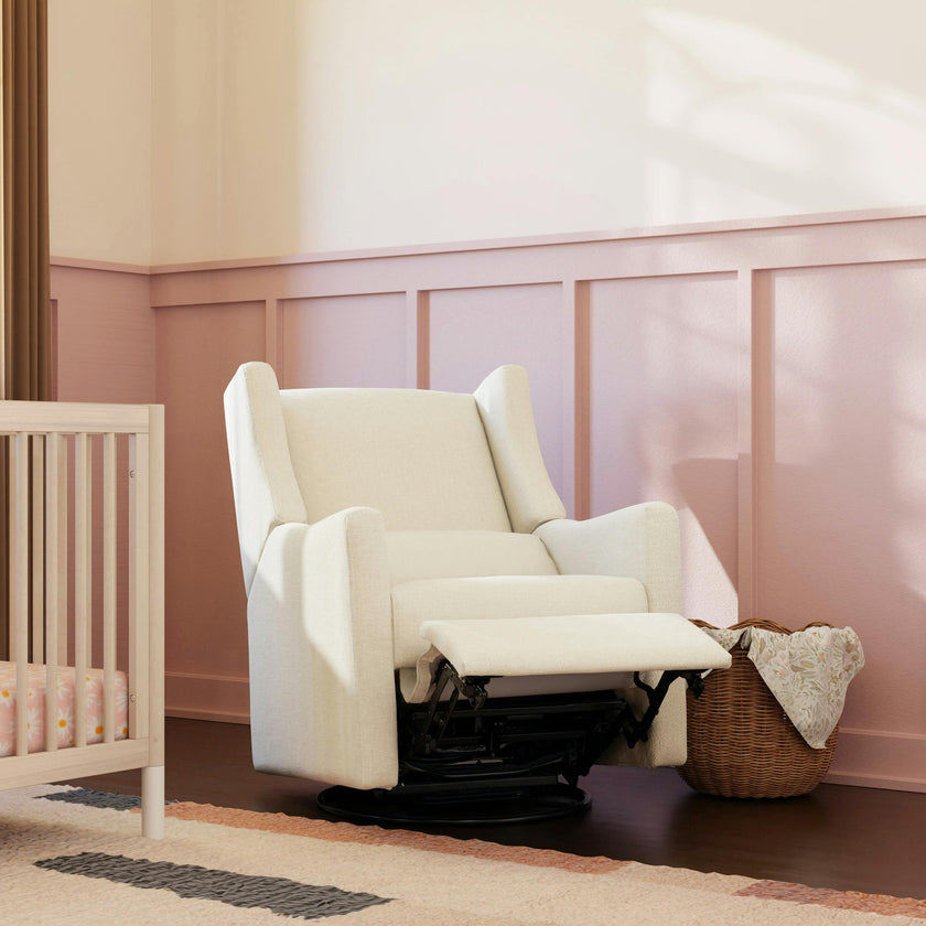 Kiwi Recliner and Swivel Glider in Performance Cream Eco-Weave