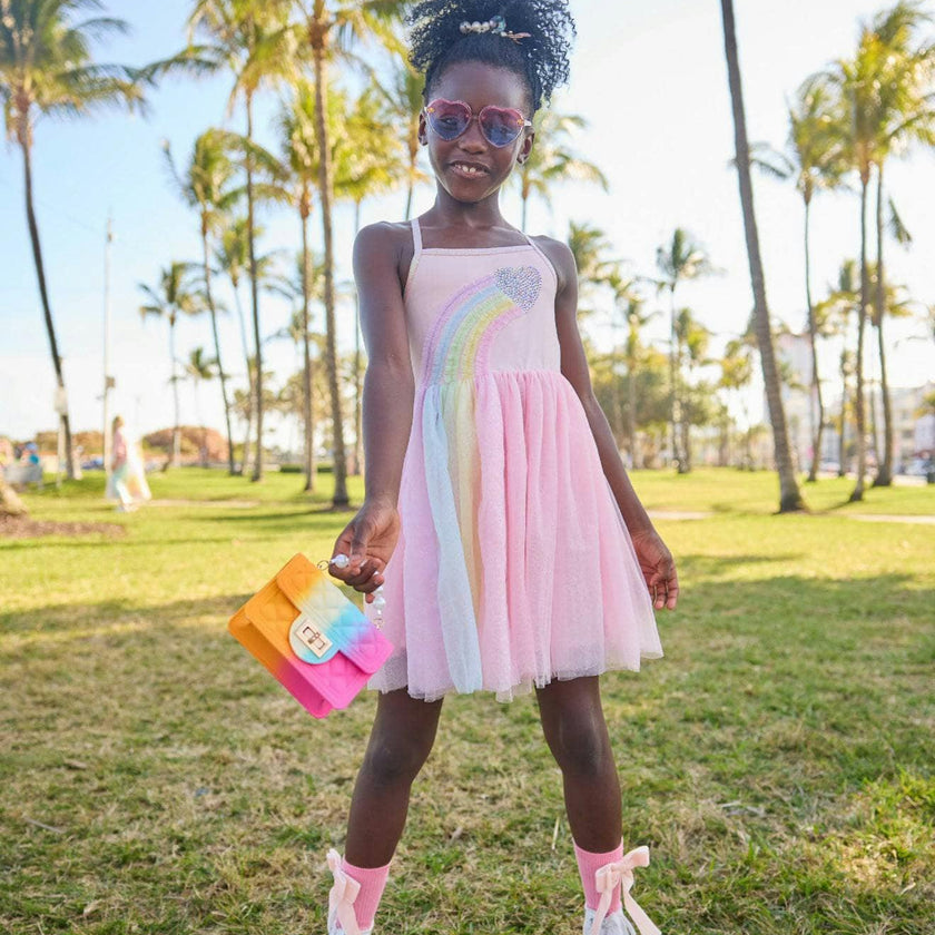Heart Rainbow Tulle Dress