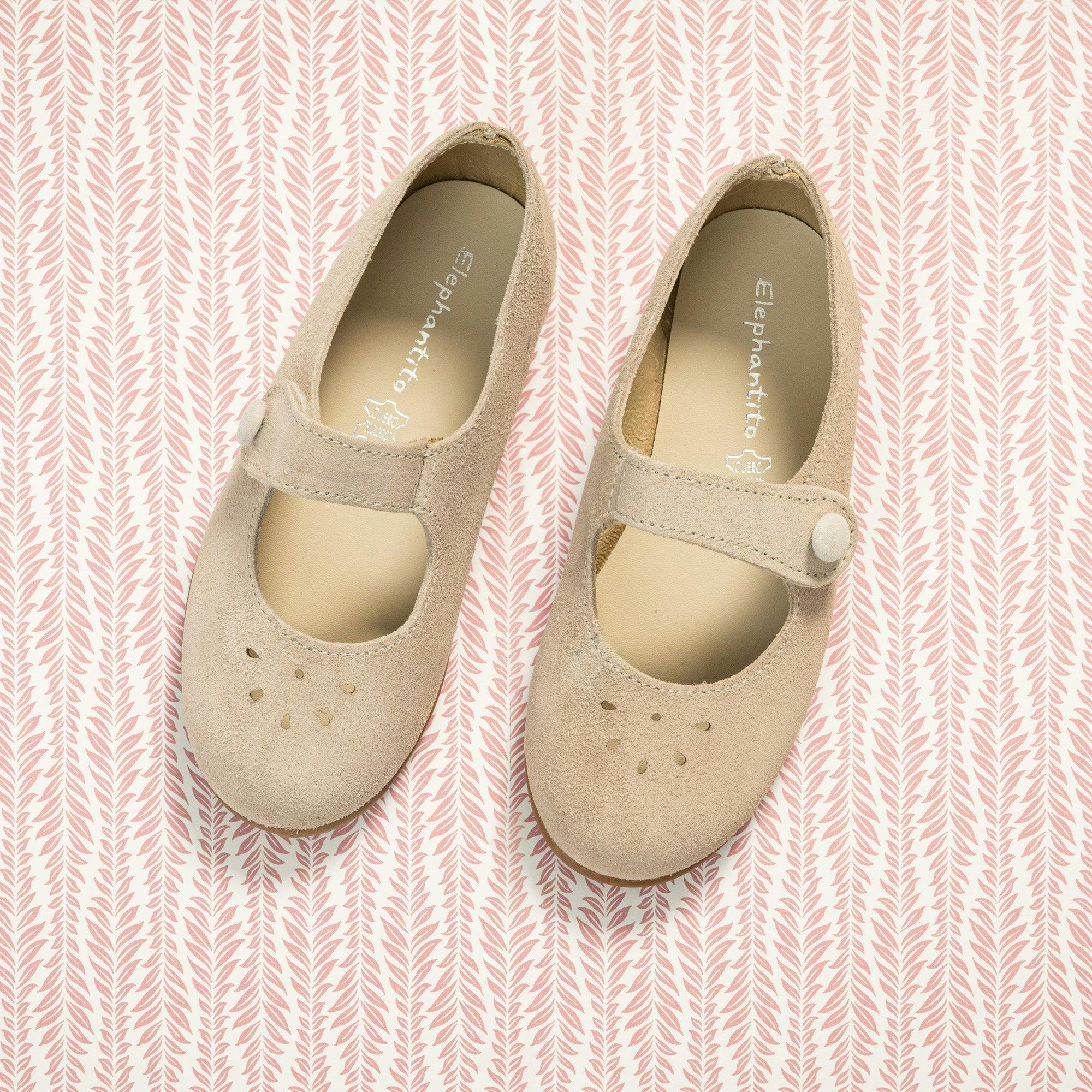 Andi Mary Jane Suede | Beige