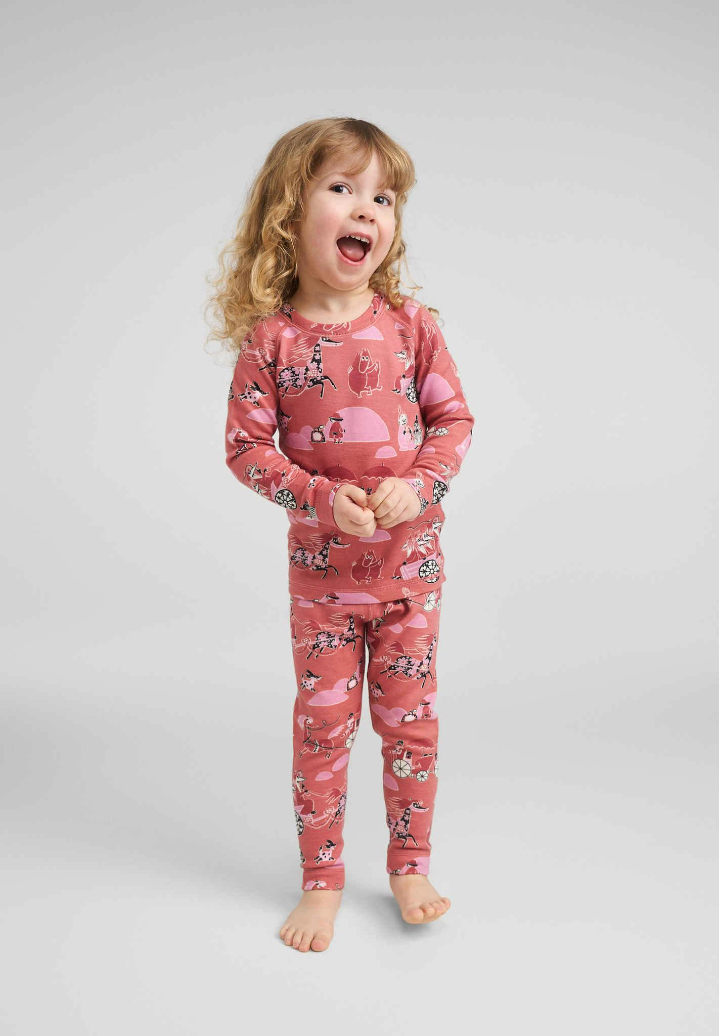 Moomin Trivsam - Toddler Merino Wool & Lyocell Base Layer Set