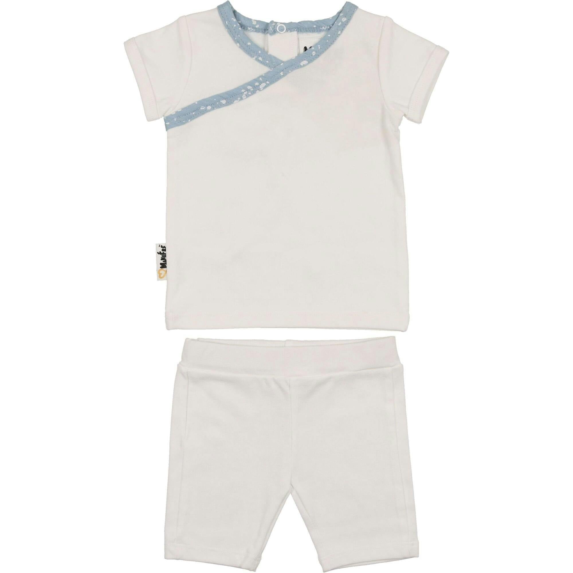 Speckled Wrap Top & Short Set