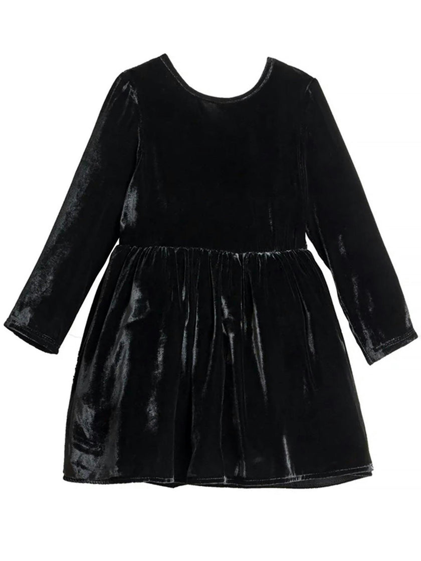 Black Velvet Dress For Girls