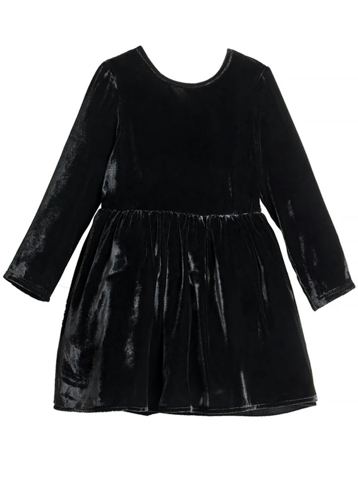 Black Velvet Dress For Girls