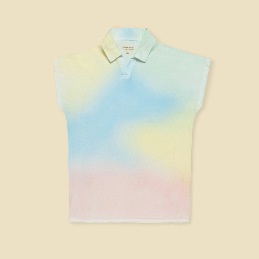 Organic Tunic Dress in Rainbow Sherbet