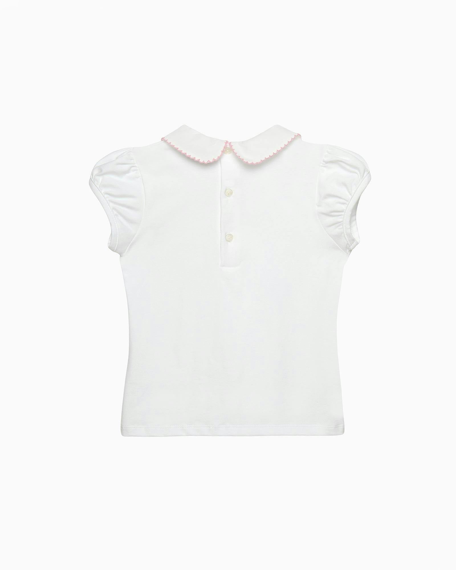 Ballerina Embroidered Jersey Top