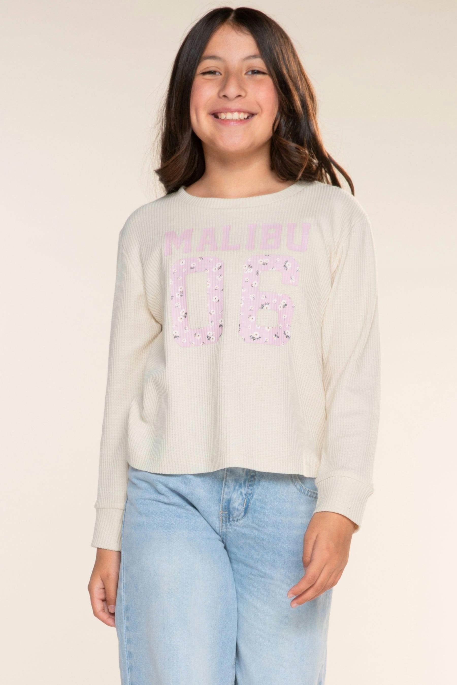 Waffle Long Sleeve Easy Tee