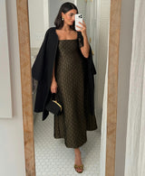 The Matilda Dress - Metallic Brocade