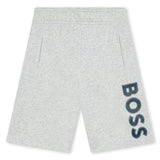 Gray Side Logo Shorts