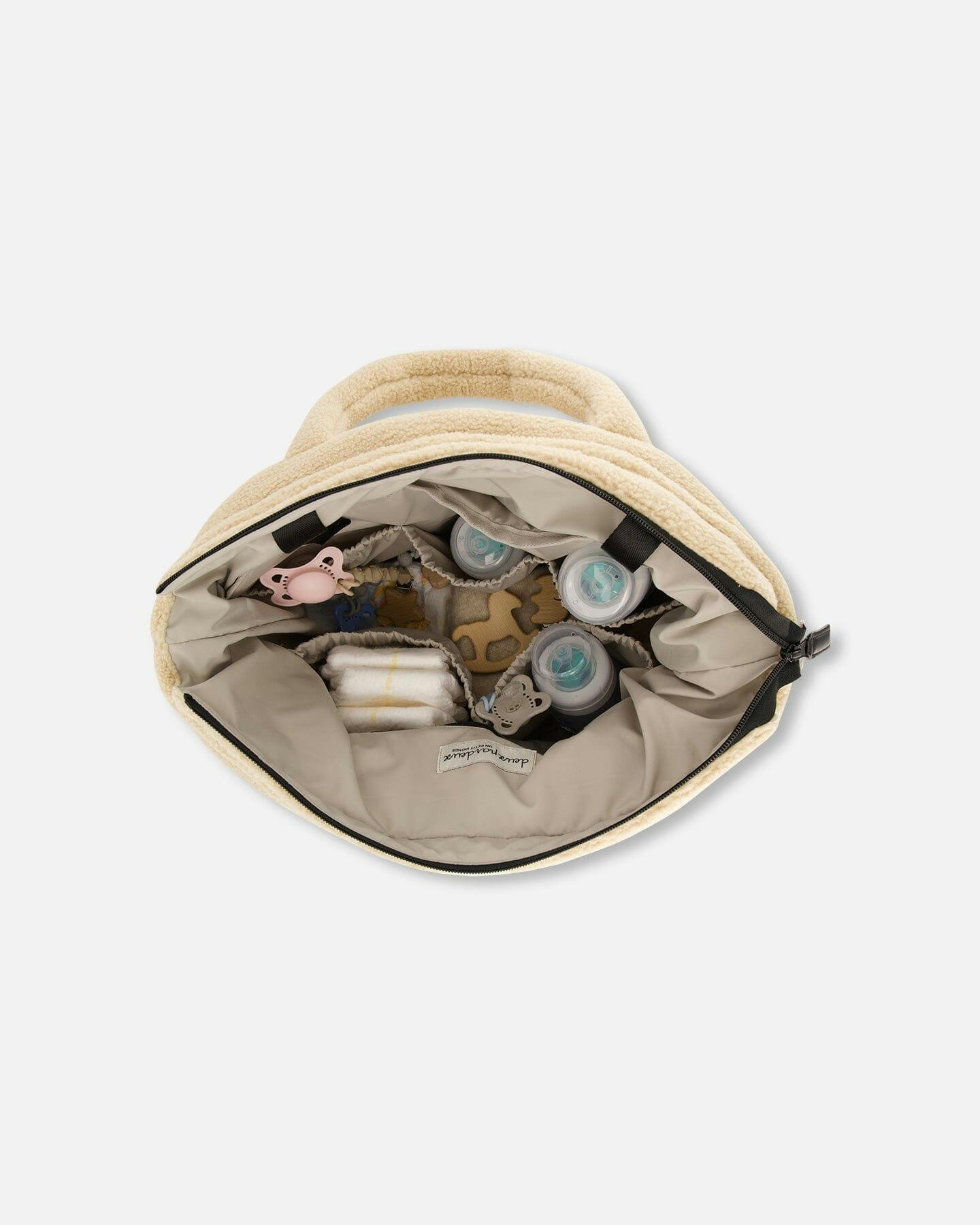 Sherpa Tote-Style Diaper Bag